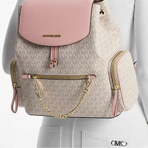 Michael Kors Jet Set Large Logo Backpack